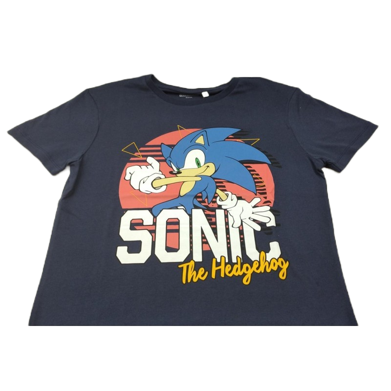 Camiseta Azul Oscuro Sonic the Hedgehog