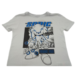 Camiseta Blanca Game On Sonic