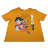 Camiseta Naranja Goku Luchando Dragon Ball Z