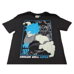 Camiseta Negra Goku Azul Dragon Ball Super