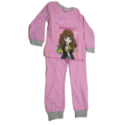 Pijama Niña Largo Rosa Hermione Harry Potter