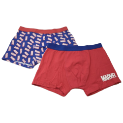 Pack 2 Boxers Azul y Rojo Marvel