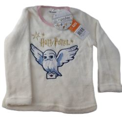 Pijama Niña Coralina Blanco y Rosa Harry Potter