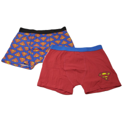 Pack 2 Boxers Rojo y Azul Superman DC