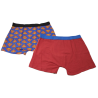 Pack 2 Boxers Rojo y Azul Superman DC