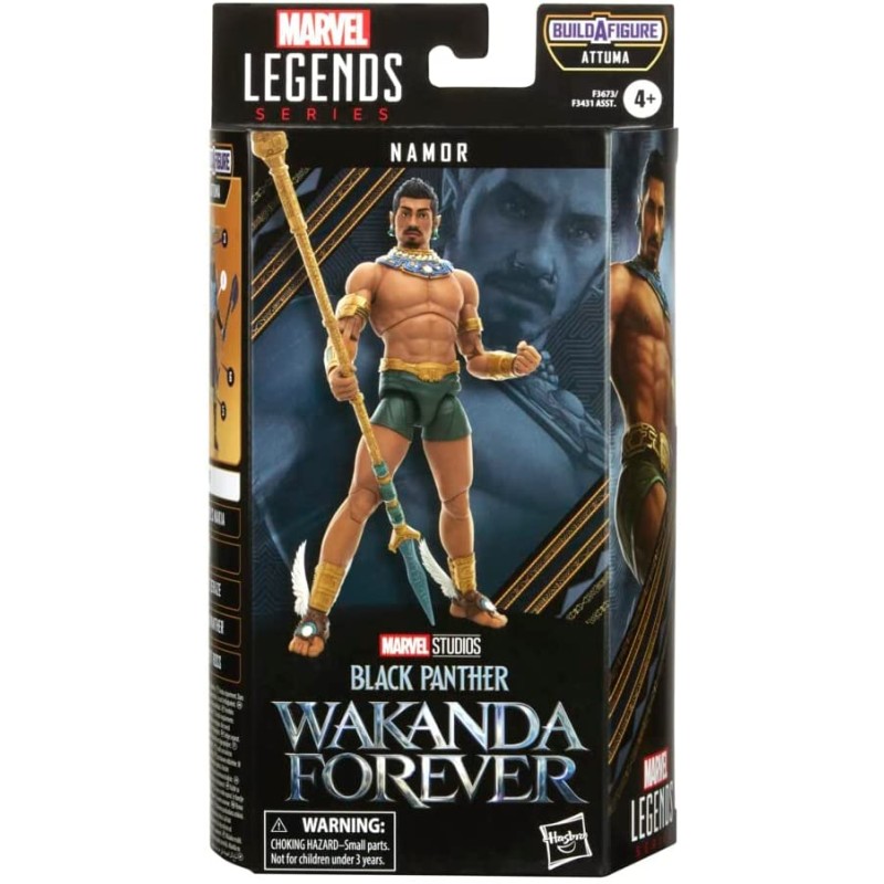 Figura Articulada Namor 15 cm Black Panther Wakanda Forever Marvel Legends