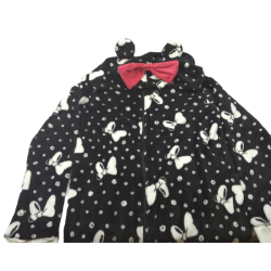 Pijama Mono Coralina Negro Minnie Disney