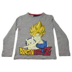 Camiseta Niño Manga Larga Goku Super Saiyan Dragon Ball Z