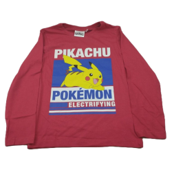 Camiseta Niño Manga Larga Pikachu Pokémon Electrifying