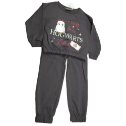 Sudadera y Pantalón Niña Gris Hogwarts Harry Potter