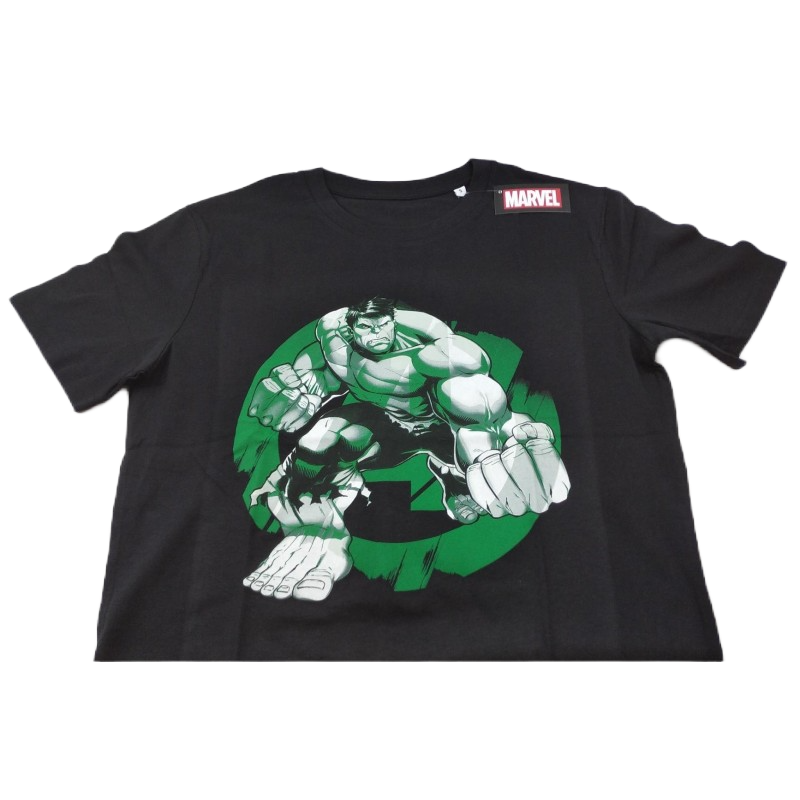 Camiseta Negra Hulk Marvel