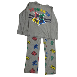 Pijama Niño Largo Gris...