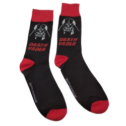 Calcetines Negro y Rojo Darth Vader Star Wars