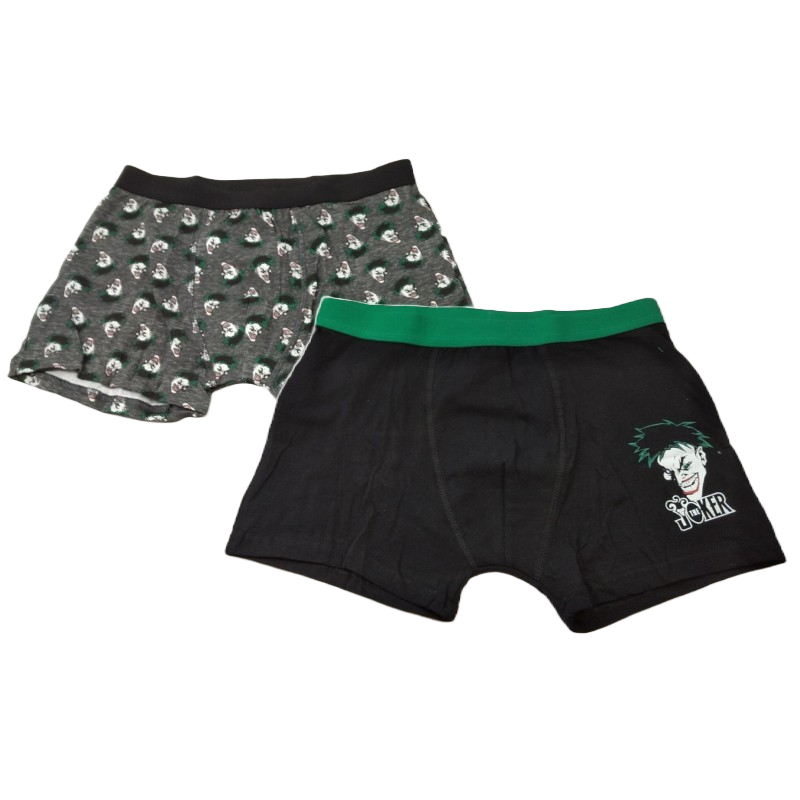 Pack 2 Boxers Negro y Verde Joker DC