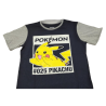 Camiseta Azul y Gris Pikachu 025 Pokemon