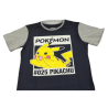 Camiseta Azul y Gris Pikachu 25 Pokemon