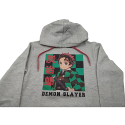 Sudadera Gris Tanjiro Demon Slayer