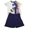 Pijama Corto Niño Blanco y Azul Sonic the Hedgehog