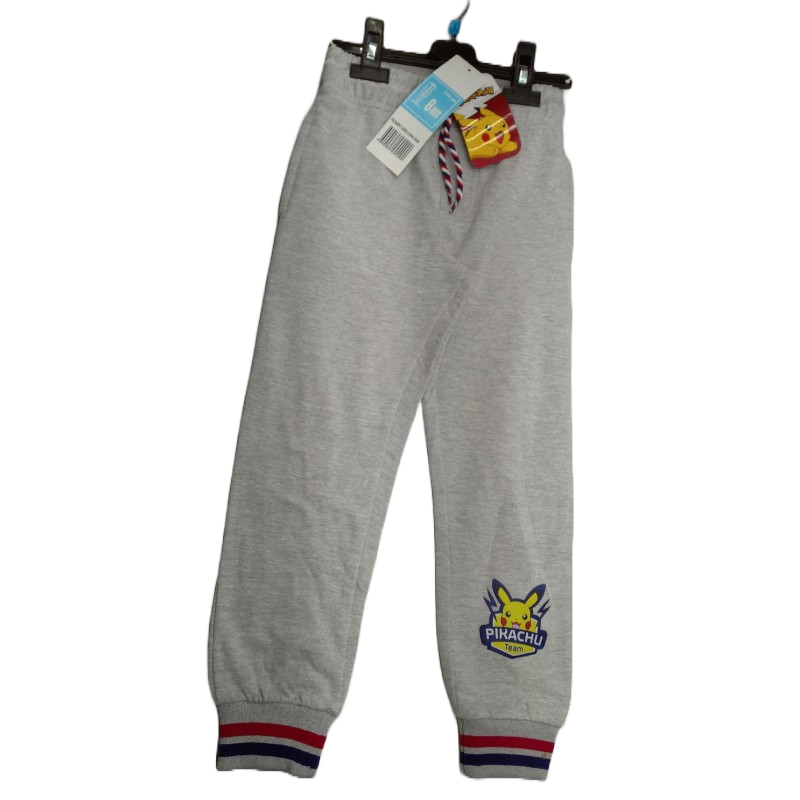 Pantalon Chandal Niño Gris Pokemon