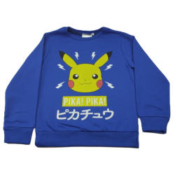 Sudadera Niño Azul Pika Pika Pokémon