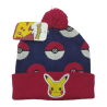Gorro Niño Azul y Rojo Pikachu Pokémon