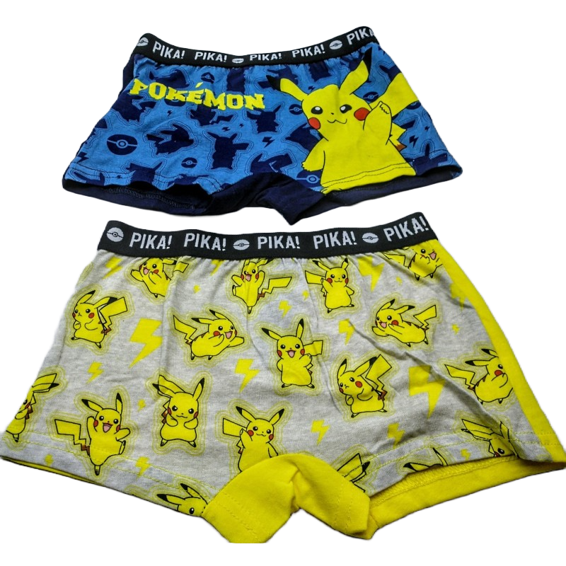 Pack 2 Boxers Niño Pikachu Pokemon