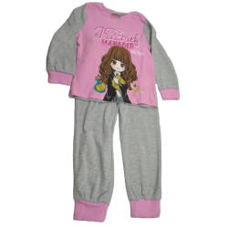 ✨ Pijama Niña Gris Hermione Harry Potter