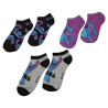 Pack Calcetines Tobilleros Gris y Morado Stitch Disney