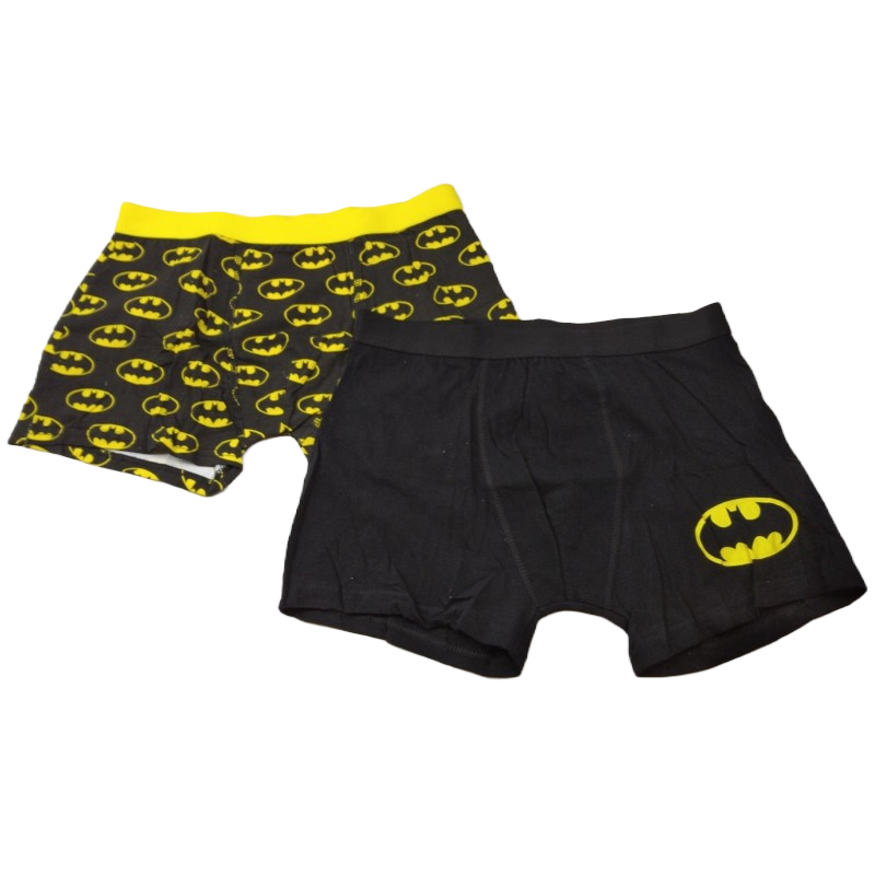 Pack 2 Boxers Negro y Amarillo Batman DC