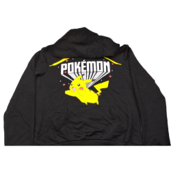 Sudadera con Capucha Negra Pikachu Pokemon