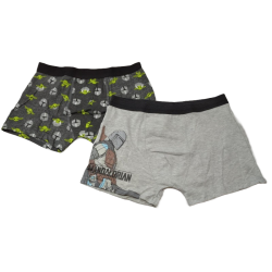 Pack 2 Boxers Gris The Mandalorian Star Wars