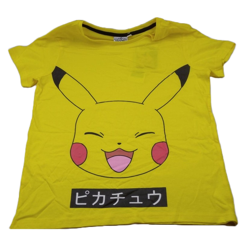 Camiseta Amarilla Pikachu Pokemon