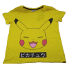 Camiseta Larga Amarilla Pikachu Pokemon