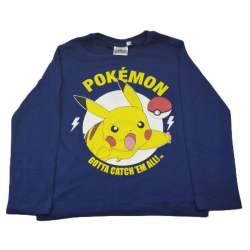 Pijama Largo Azul Niño Pikachu Pokémon