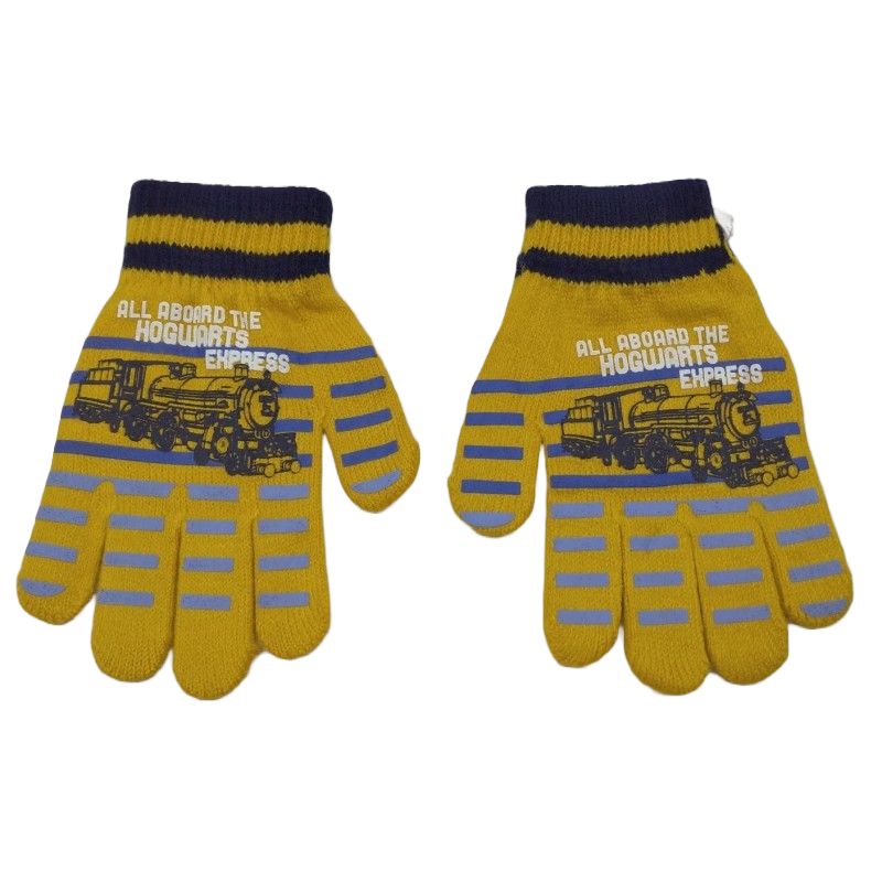 Guantes Niño Hogwarts Express Amarillo Harry Potter (Talla Única)