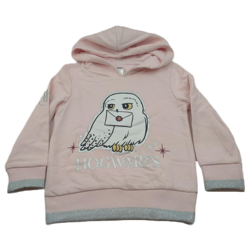 Sudadera Niña Rosa Hogwarts Harry Potter