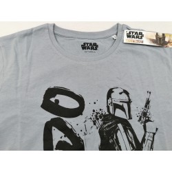 Camiseta Gris Mando Star Wars