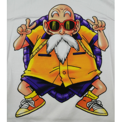 Camiseta Blanca Mutenroshi Dragon Ball