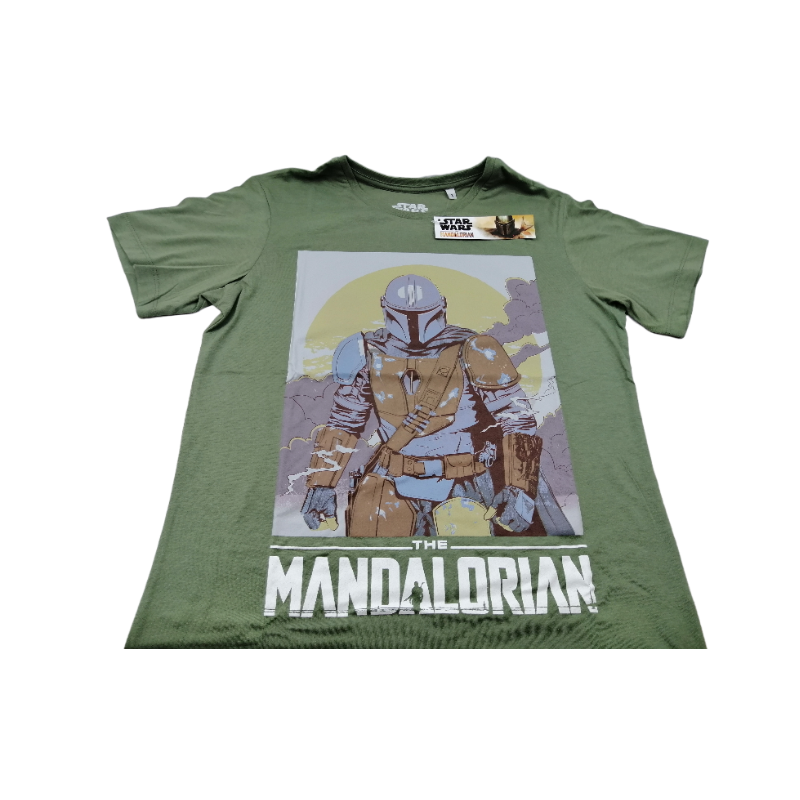 Camiseta Verde The Mandalorian Star Wars