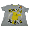 Camiseta Gris Pikachu Rocks Pokemon