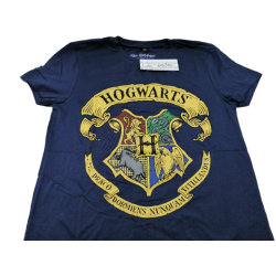 Camiseta Azul Oscura Hogwarts Harry Potter