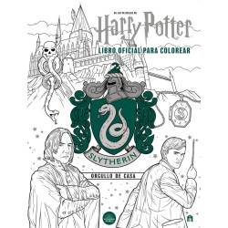 Harry Potter Libro Oficial para Colorear Slytherin