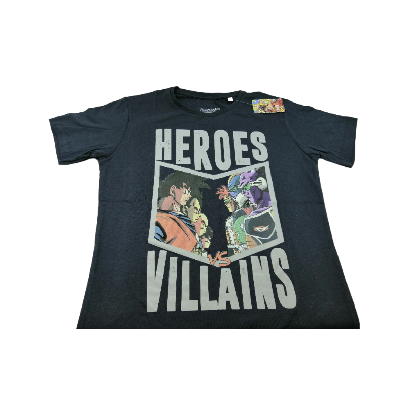 Camiseta Heroes y Villanos Dragon Ball