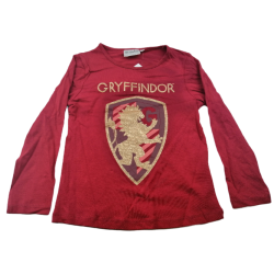 Camiseta Roja Manga Larga Niño Gryffindor Harry Potter