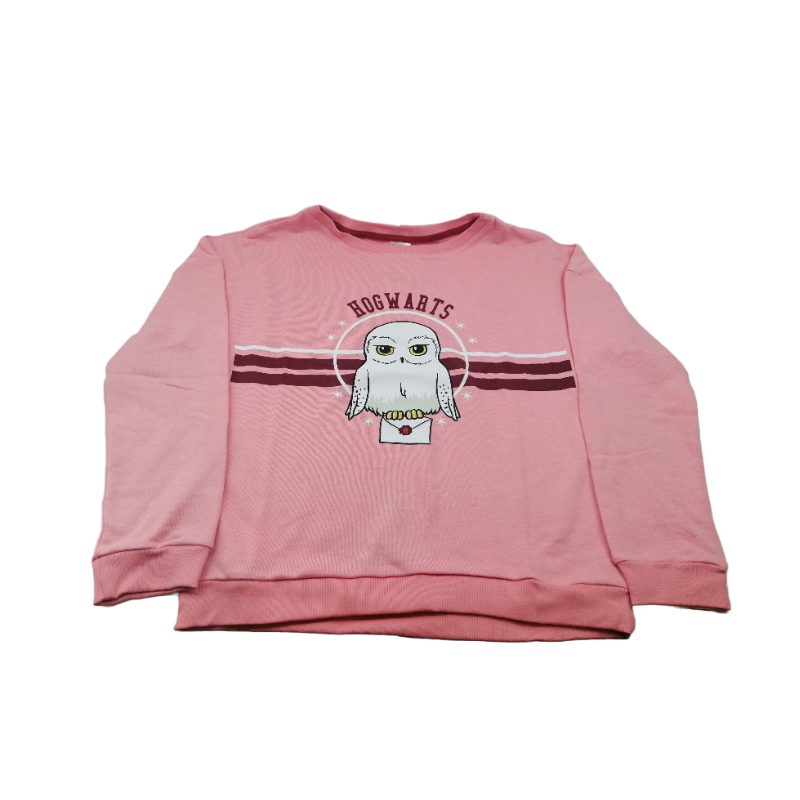 Sudadera Mujer Rosa Hogwarts Harry Potter