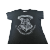 Camiseta Chica Hogwarts Negra Harry Potter