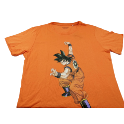 Camiseta Naranja Goku Lucha Dragon Ball