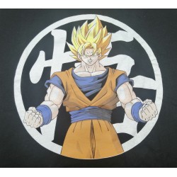 Camiseta Goku Saiyan Negra Dragon Ball Z