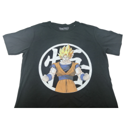 Camiseta Goku Saiyan Negra Dragon Ball Z