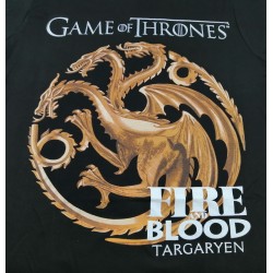 Camiseta Chica Logo Targaryen Juego de Tronos